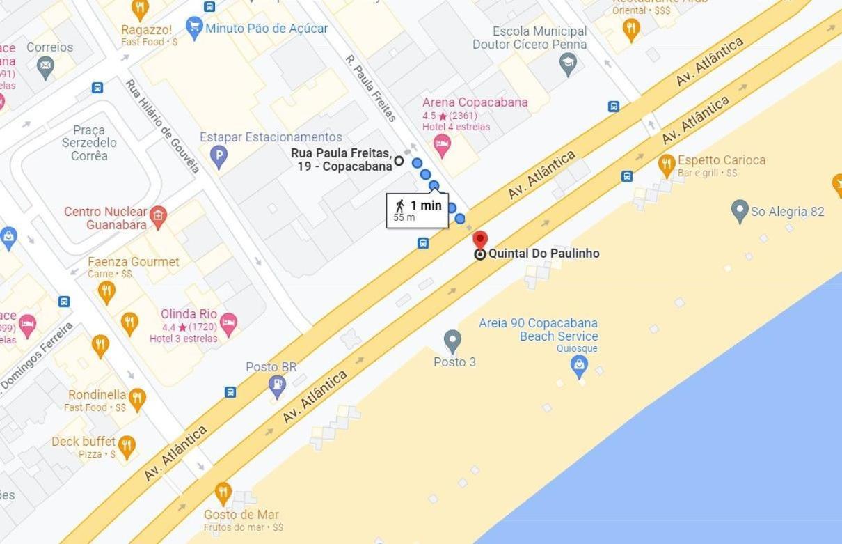Pf12 - Studio A 1 Minuto Da Praia De Copacabana Rio de Janeiro Kültér fotó